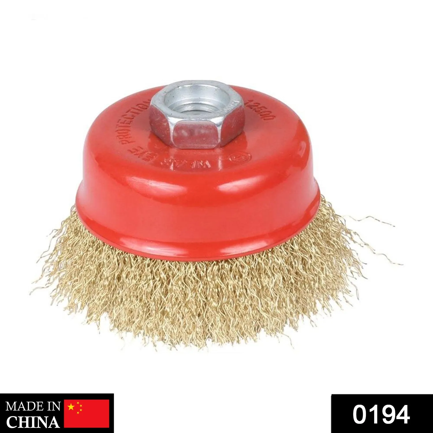 0194 Wire Wheel Cup Brush (Gold)