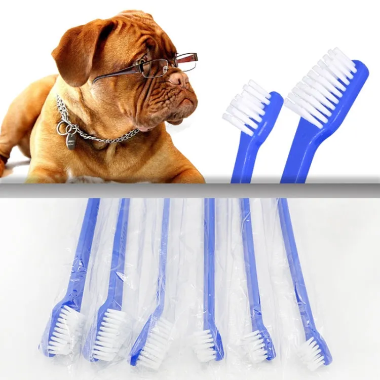 10pcs Dog Cat Effective Pets Oral Care Pet Toothbrush