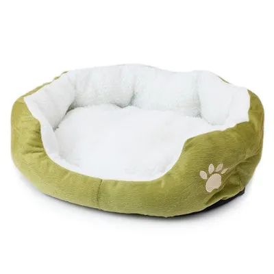 1Pcs 50*40cm Super Cute Soft Cat Bed Winter House for Cat Warm Cotton Dog Pet Products Mini Puppy Pet Dog Bed Soft Comfortable