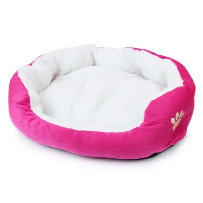 1Pcs 50*40cm Super Cute Soft Cat Bed Winter House for Cat Warm Cotton Dog Pet Products Mini Puppy Pet Dog Bed Soft Comfortable