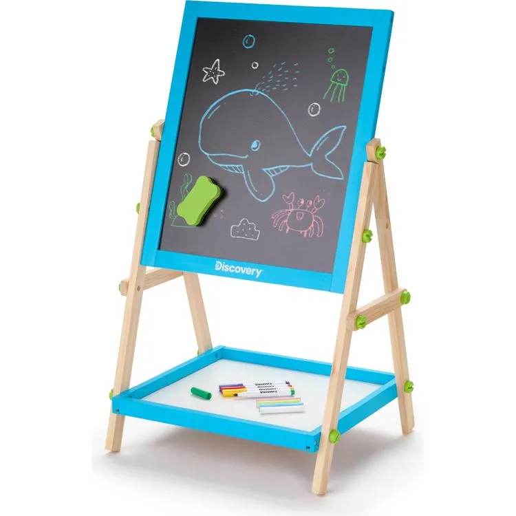 2-In-1 Wood Easel Art Center