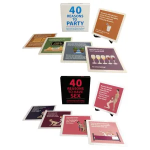 40 Reasons To Party Adult Card Game