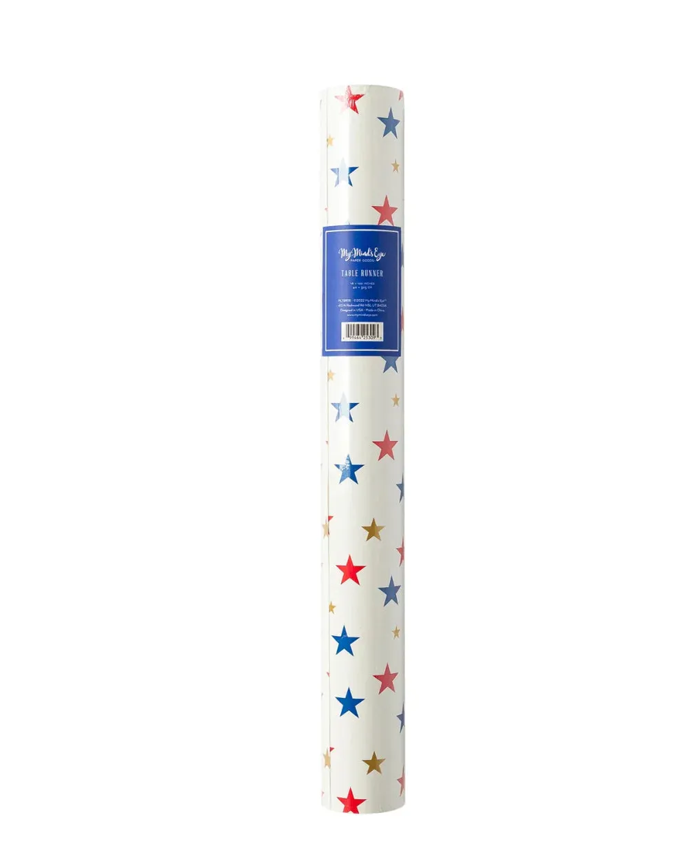 4th Of July Red White & Gold Star Table Runner