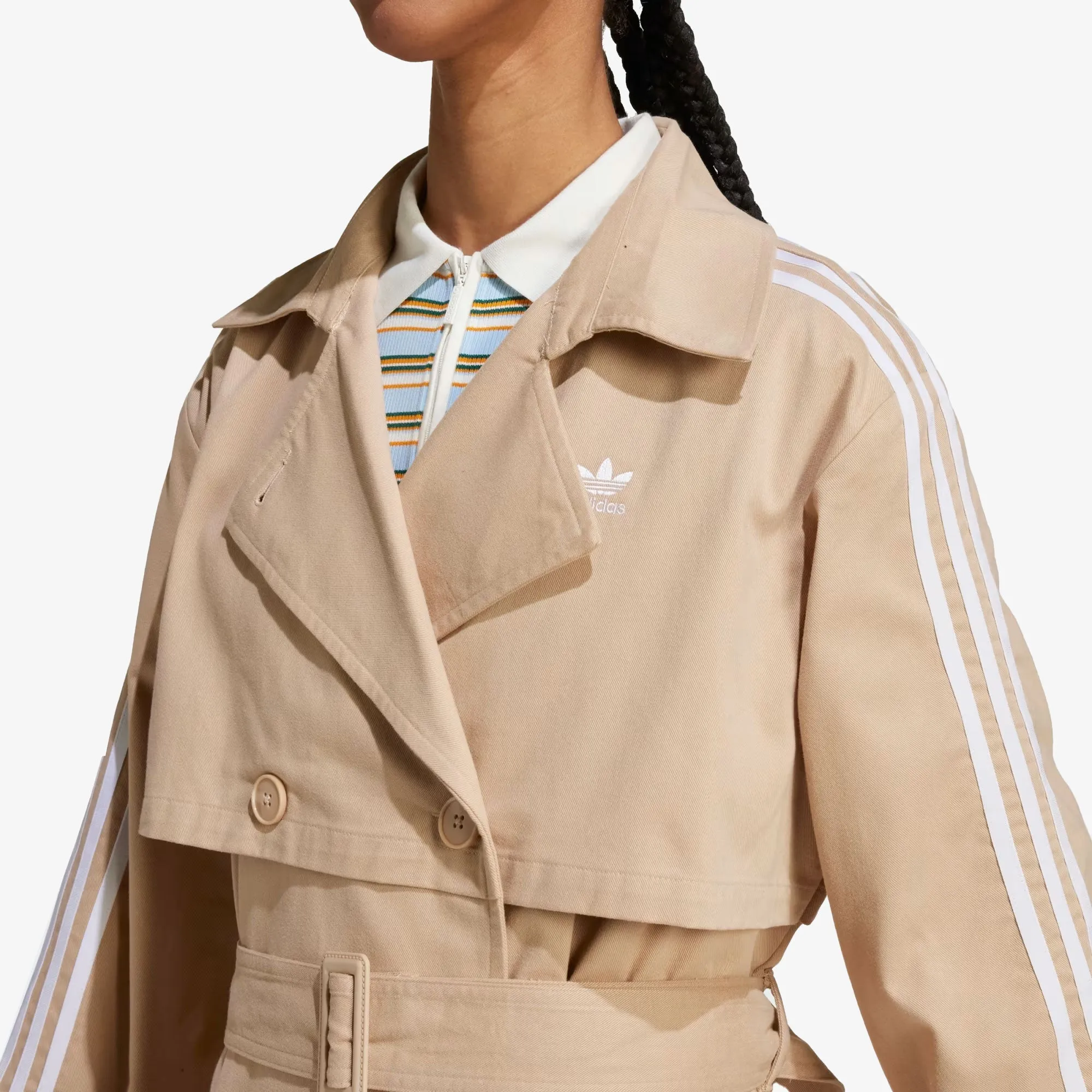 ADIDAS ORIGINALS | WMN'S  ADICOLOR TRENCH COAT TWILL { MAGIC BEIGE