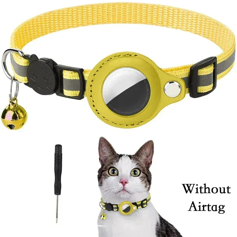 Anti-Lost Cat Collar for AirTag GPS Tracker Protective Case