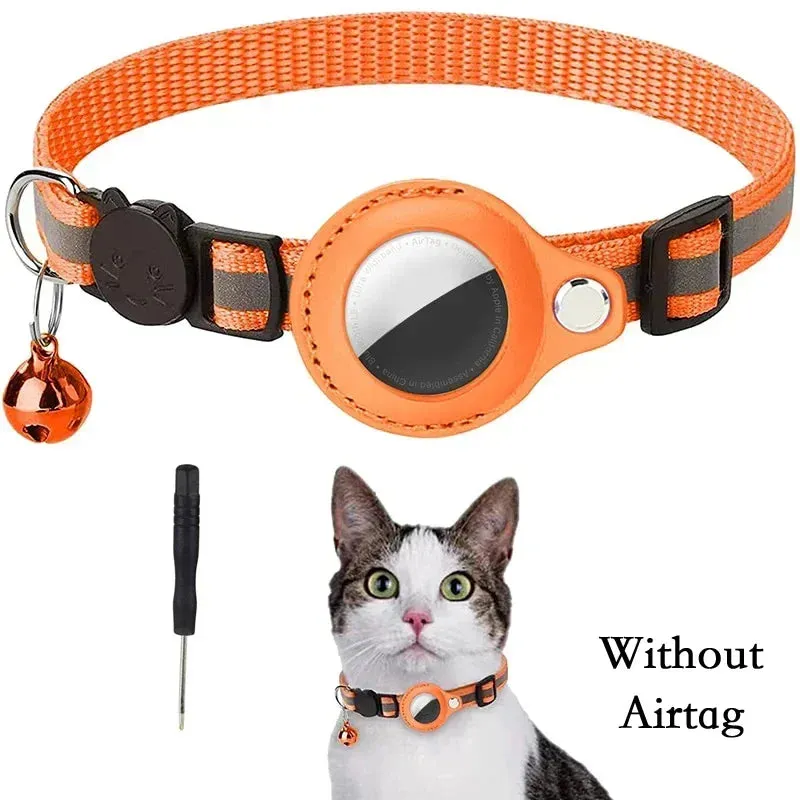 Anti-Lost Cat Collar for AirTag GPS Tracker Protective Case