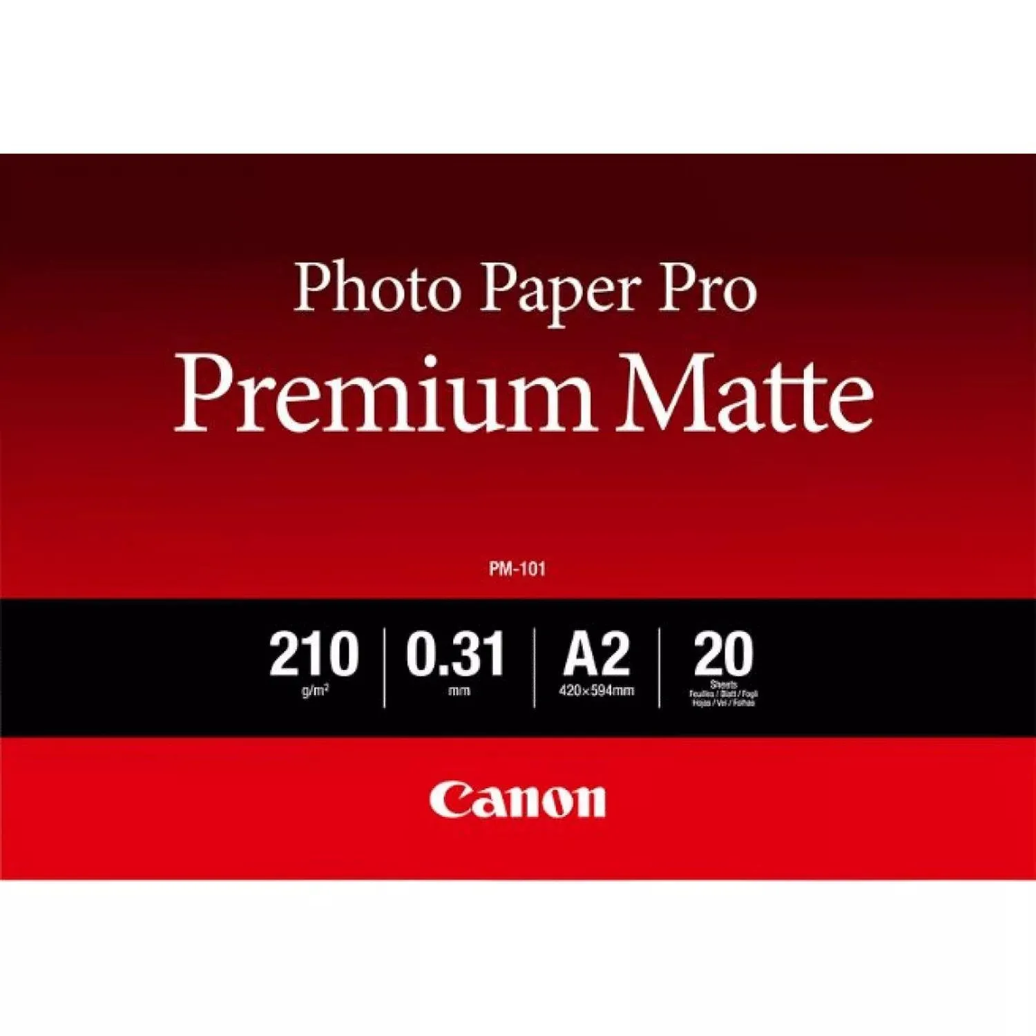 Canon PM-101 A2 Matte White Photo Paper - 8657B017