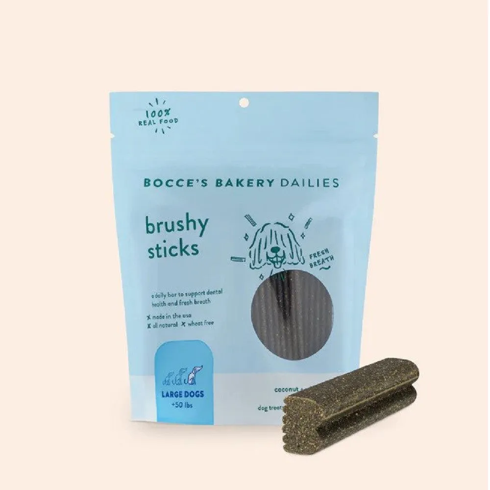 Coconut   Mint All Natural Dental Brushy Sticks Dog Treats