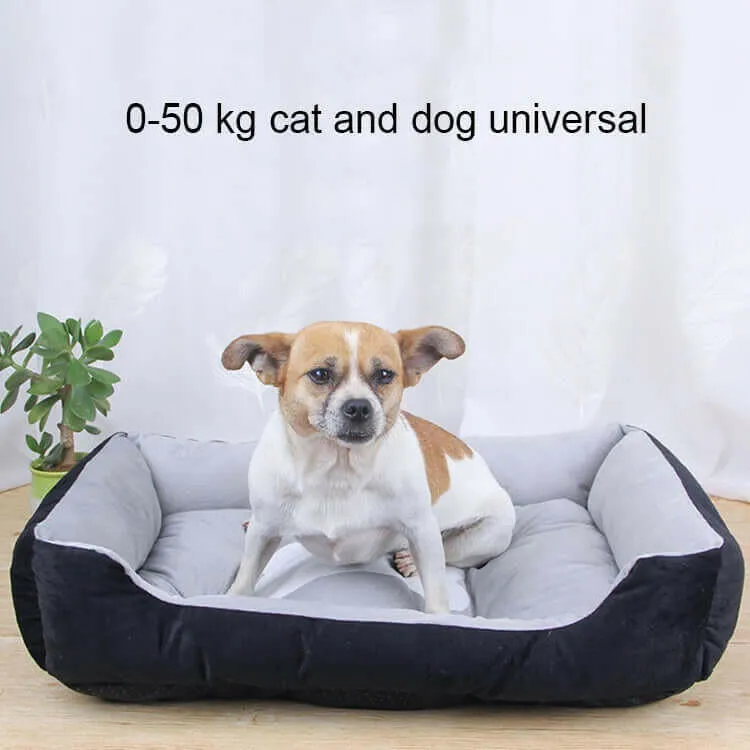 Dog Bone Pattern Big Soft Warm Kennel Pet Dog Cat Mat Blanket, with