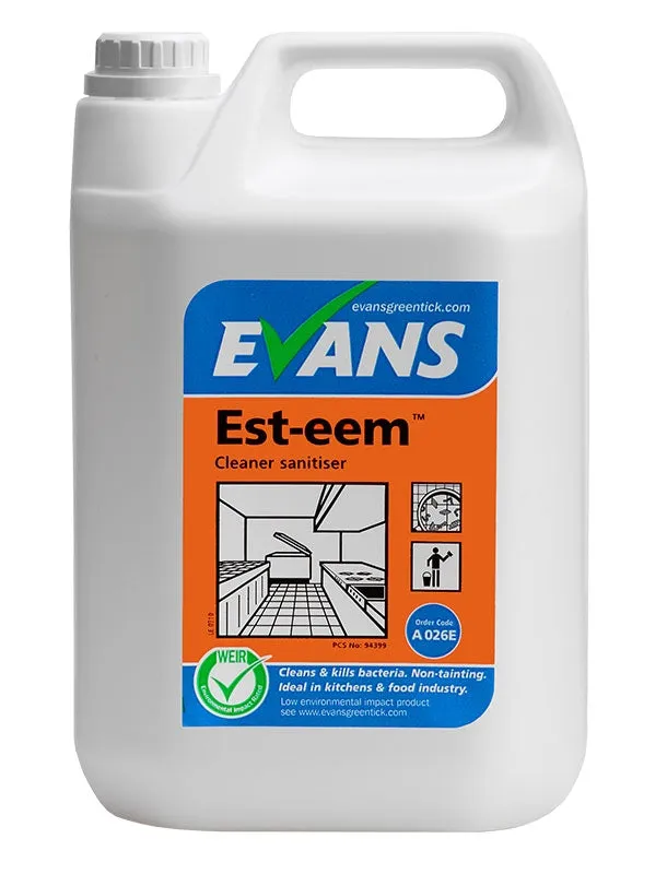 Est-eem Hard Surface Sanitiser 5 Litre