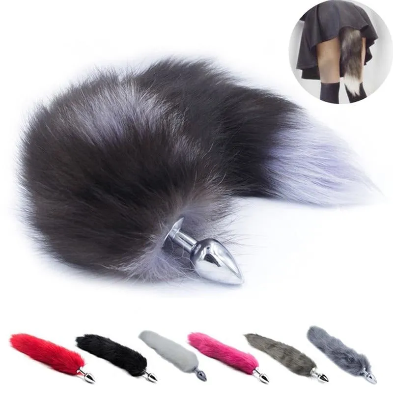 Furry Fox Tail (15 Color Choices!)