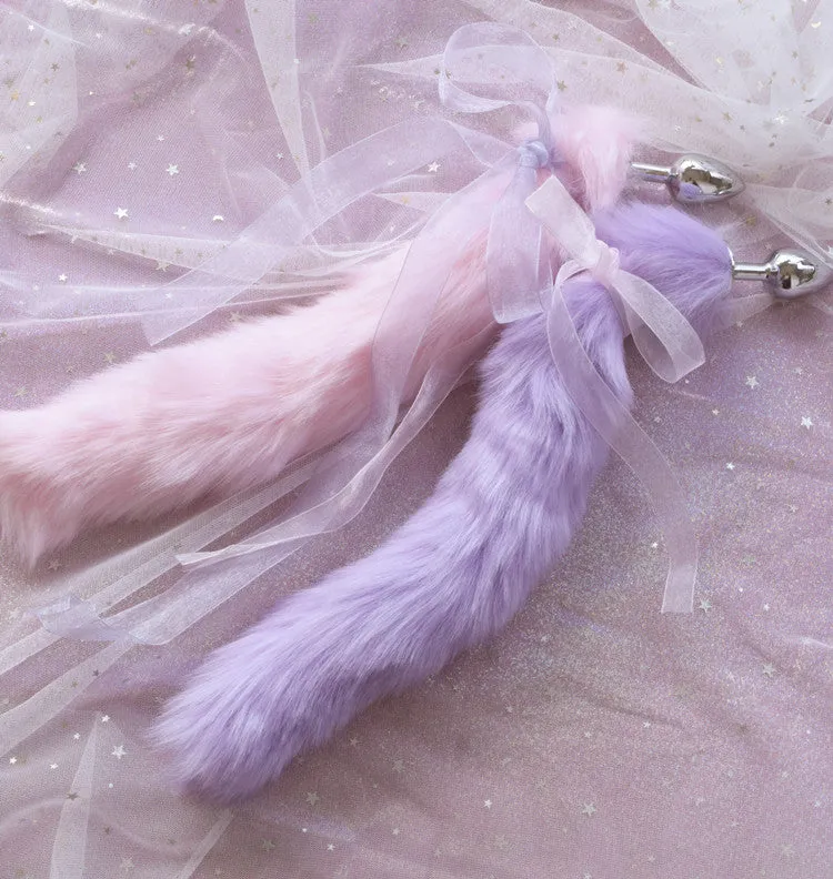 Furry Fox Tail (15 Color Choices!)