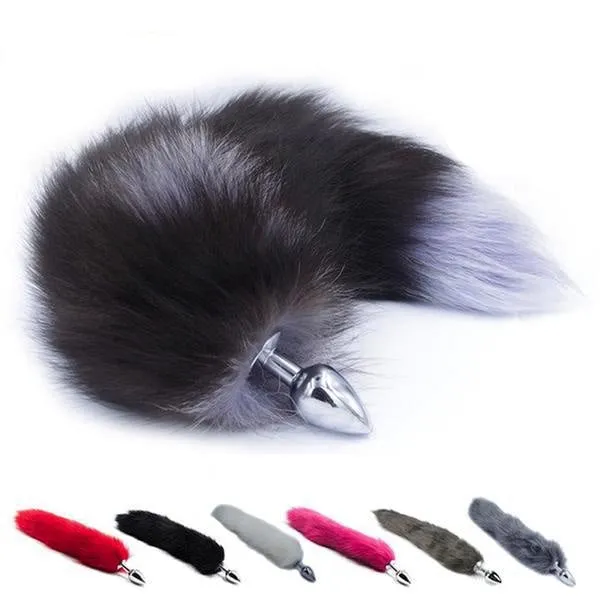 Furry Fox Tail (15 Color Choices!)