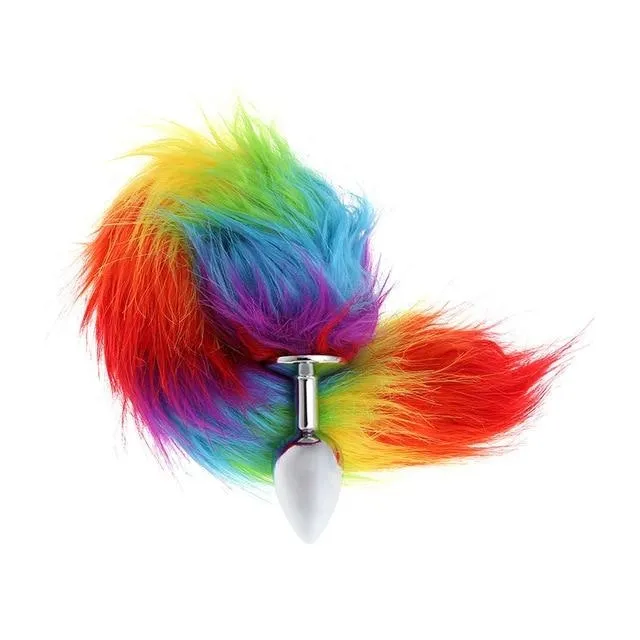 Furry Fox Tail (15 Color Choices!)