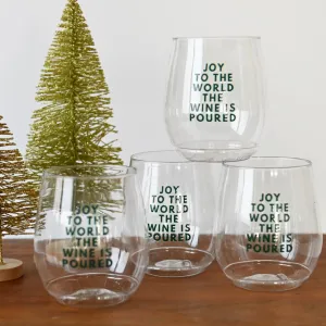 Joy To The World Wine Cups