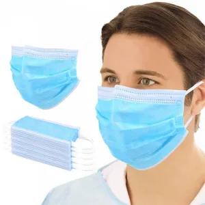 Mask with Earloops - Box of 50 - Blue