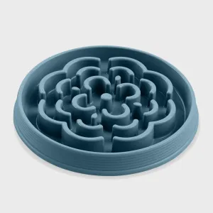 Medallion slow feeder puzzle dog bowl