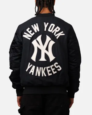 New Era New York Yankees Alpha Industries MA-1 Wool Varsity Jacket Navy