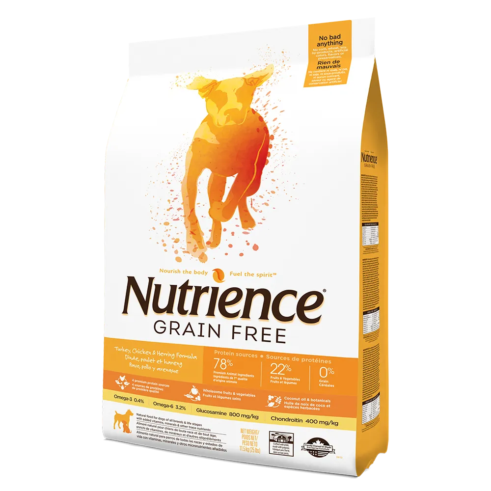 Nutrience Dog Grain Free Turkey, Chicken & Herring Formula 10kg