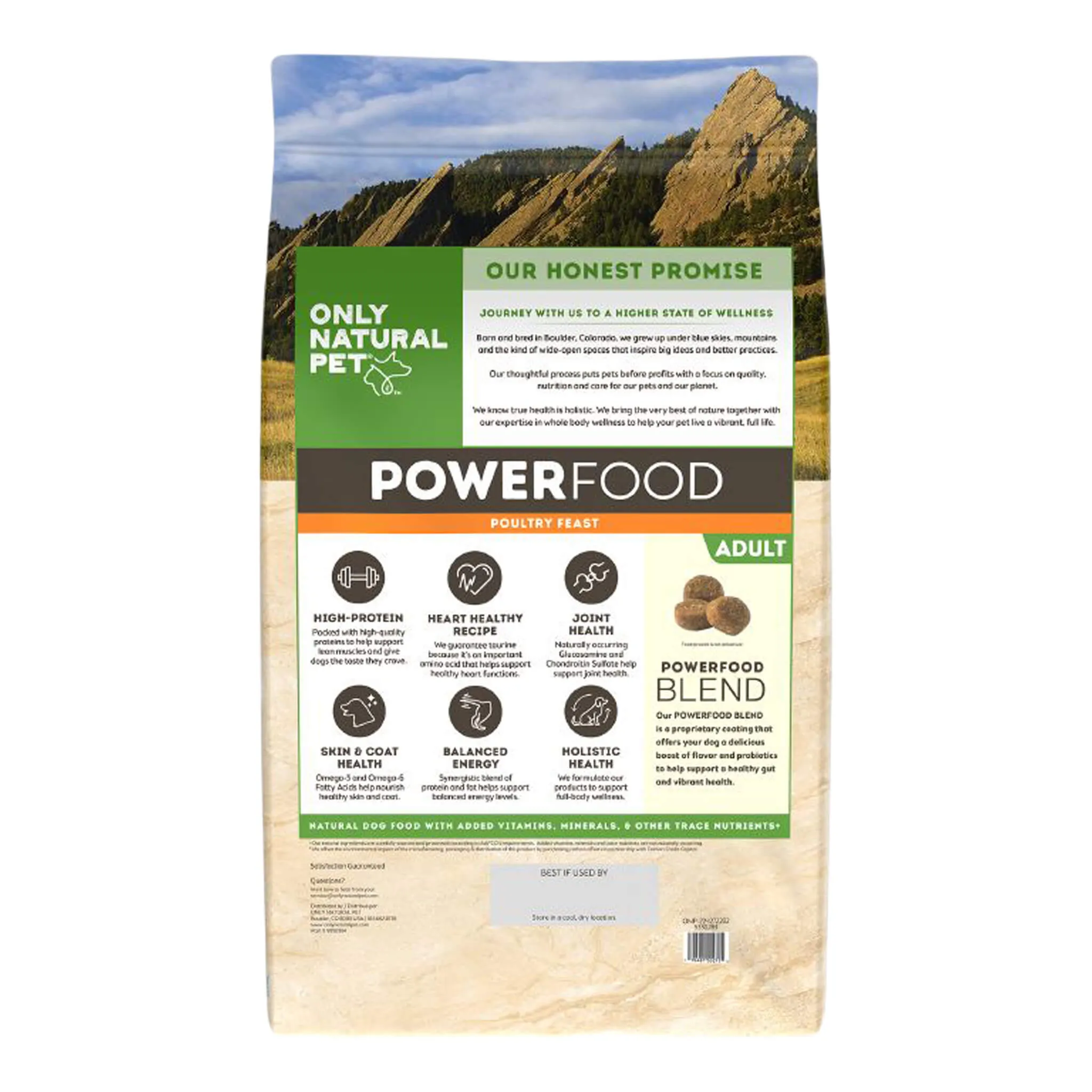 Only Natural Pet PowerFood Chicken and Poultry Feast Grain Free Dog Food