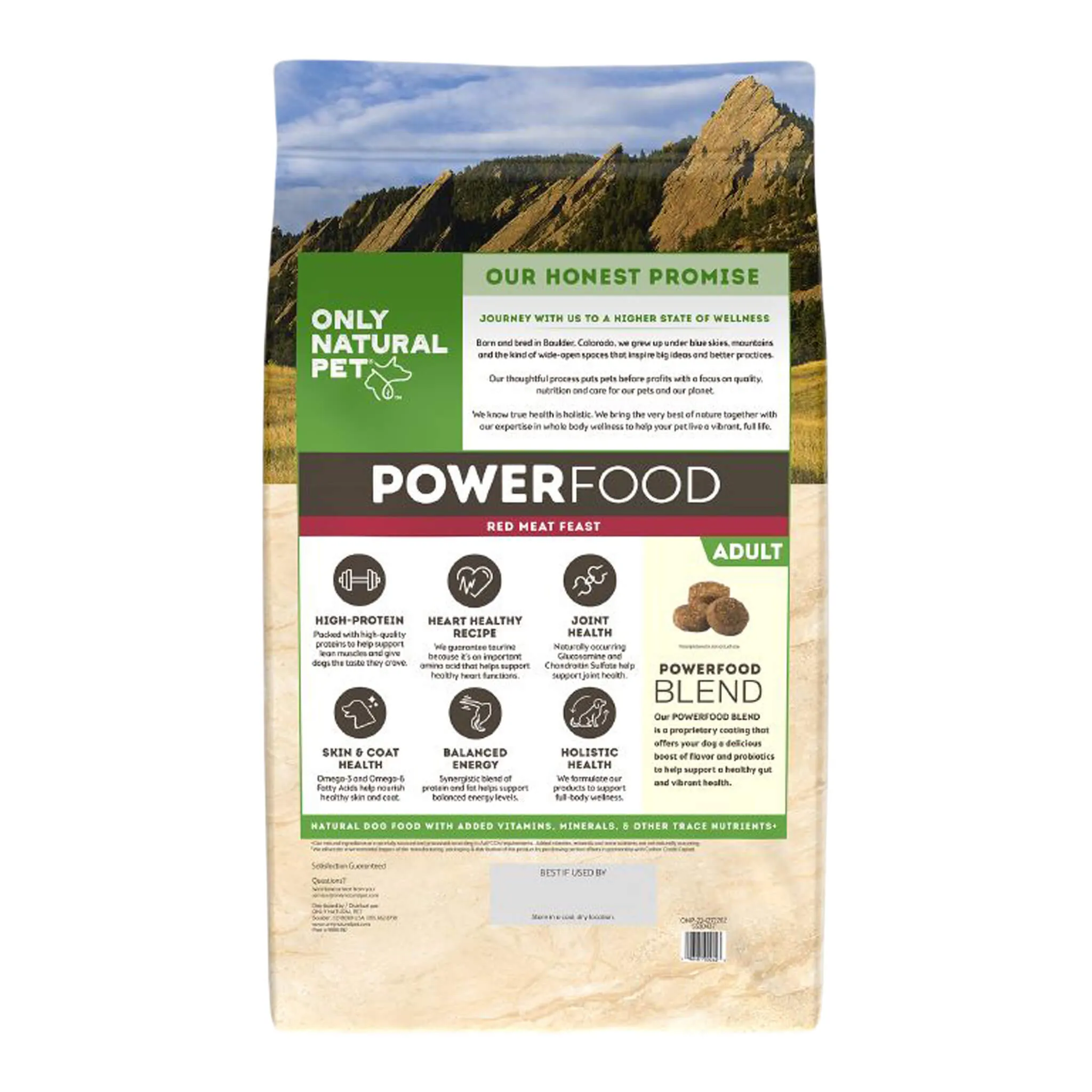 Only Natural Pet PowerFood Red Meat Feast Grain Free Dog Food