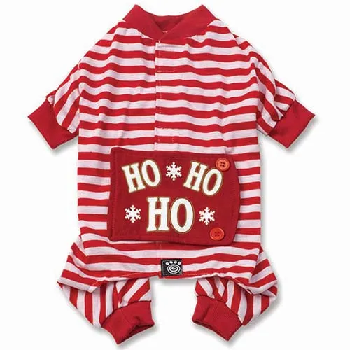 Petrageous Ho Ho Ho PJs Red & White