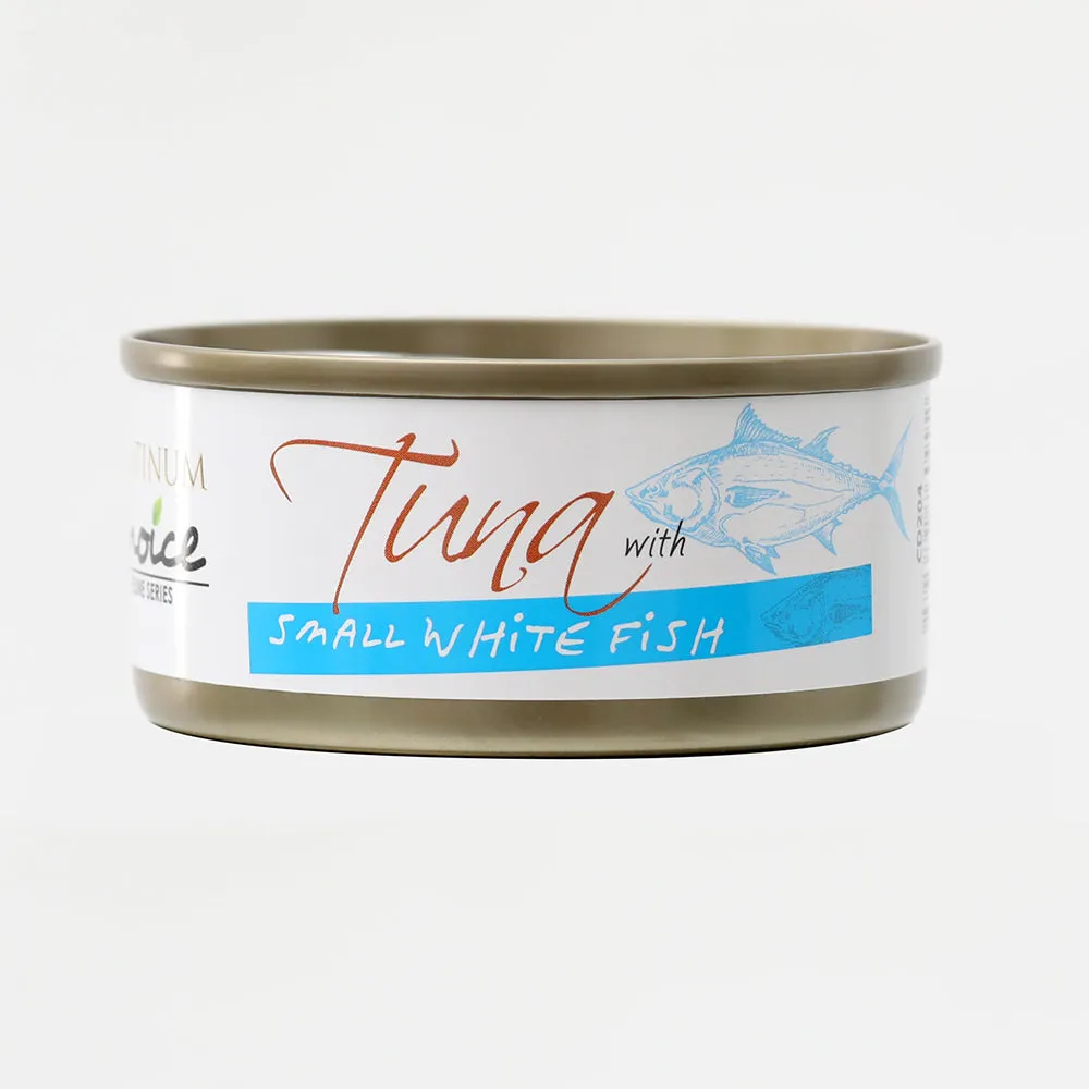 Platinum Choice Feline Tuna With Small White Fish 80g