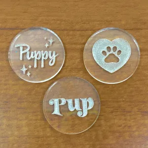 Pup Convertible Collar Tag Insert Set