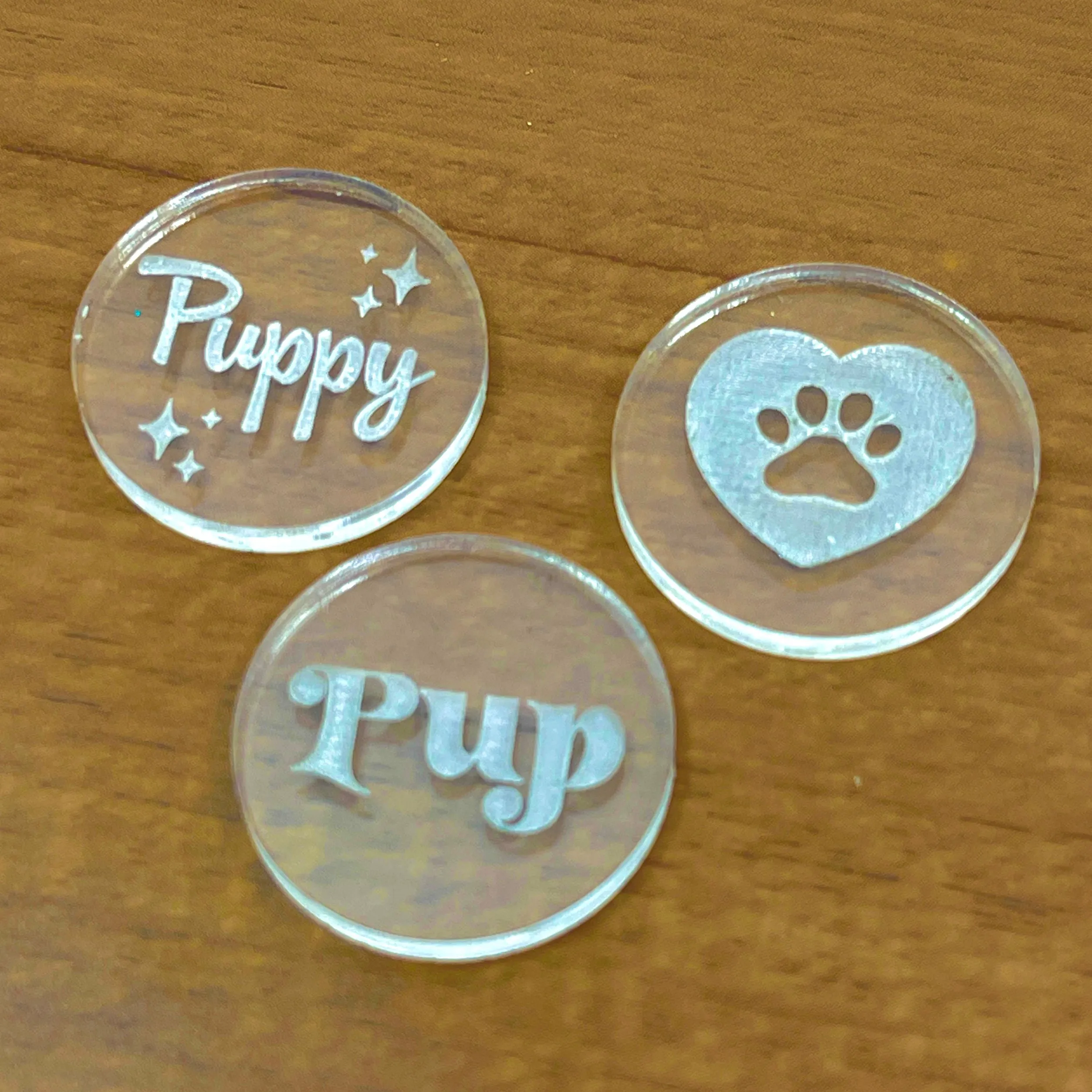 Pup Convertible Collar Tag Insert Set