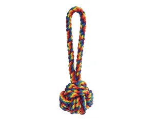 Rainbow 3" Celtic Knot Rope Dog Toy