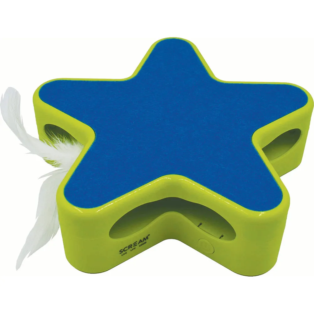 Scream Electronic Star Motion Blue Cat Toy