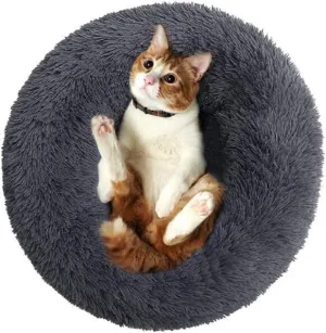 Soft Dog & Cat Bed with Cozy Basket Design