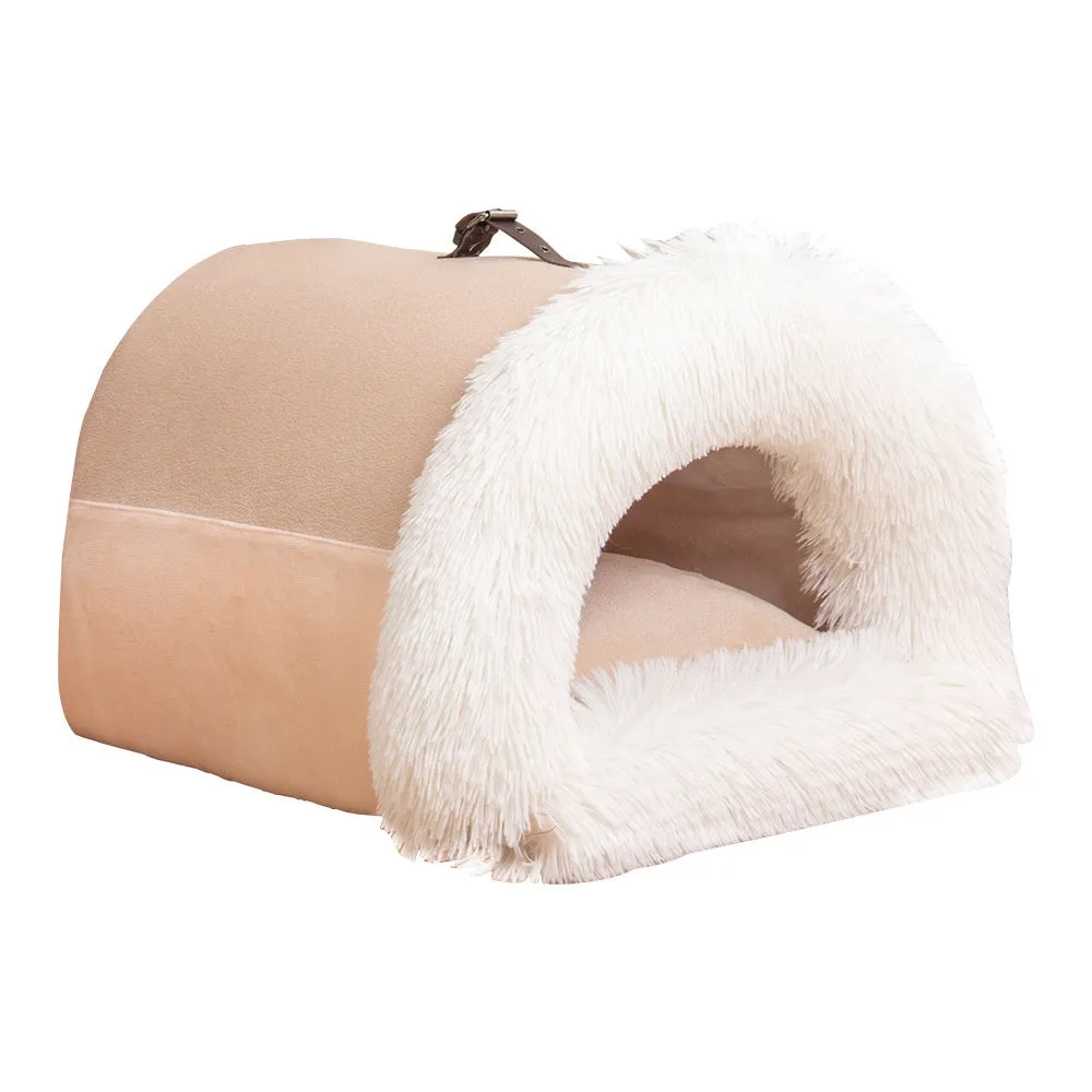 Splicing Portable Pet Bed Portable Warm