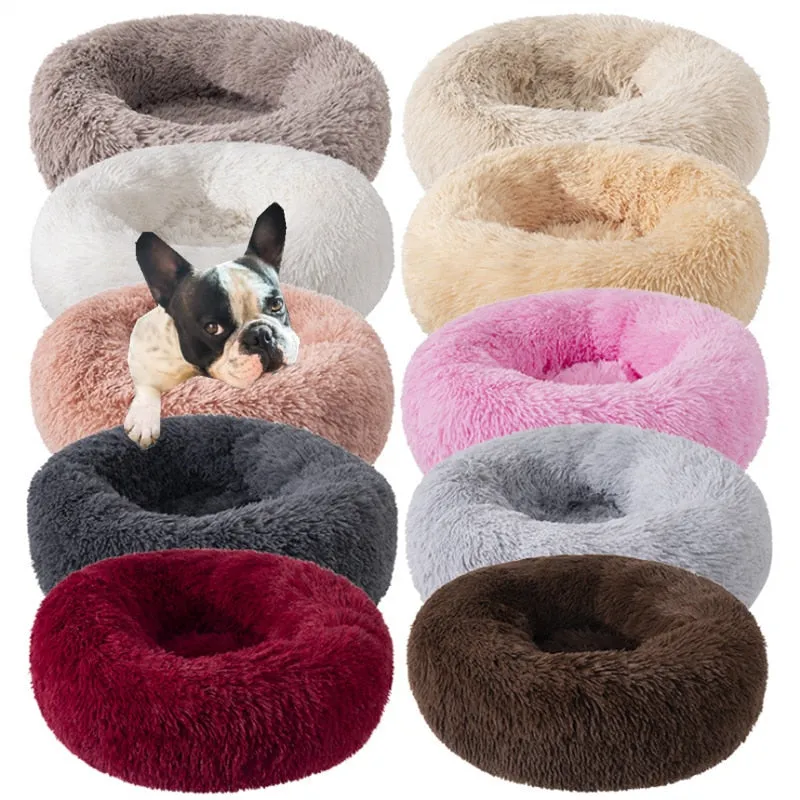 Super Fluffy Plush Warm Comfortable Soft Calming Dog Bed