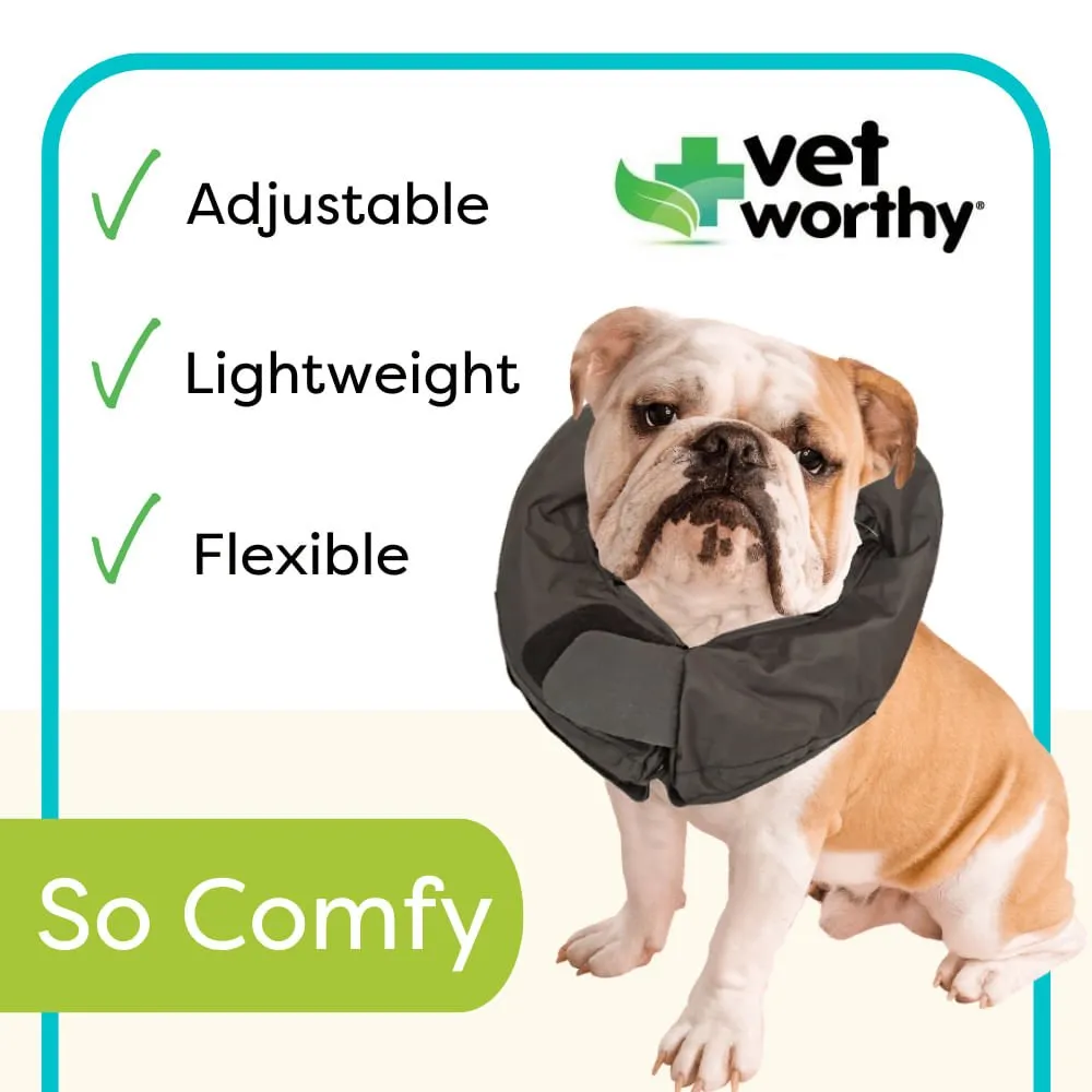 Vet Worthy Inflatable Collar, Black