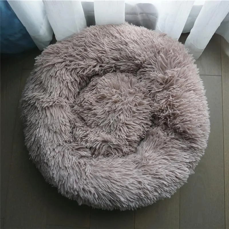 Warm Washable Long Plush Super Soft Dog Bed