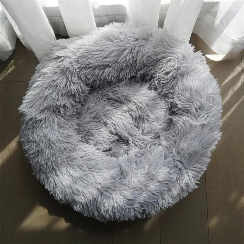 Warm Washable Long Plush Super Soft Dog Bed