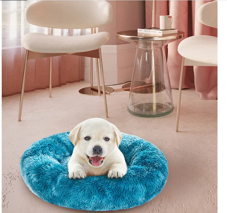 Warm Washable Long Plush Super Soft Dog Bed